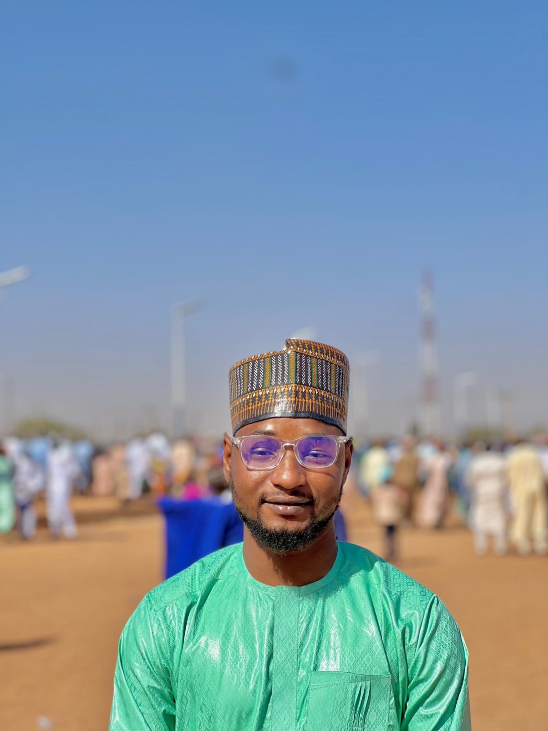 Portrait of Haruna Abdullahi Mamuda, Founder and Principal of Elharoon Academy